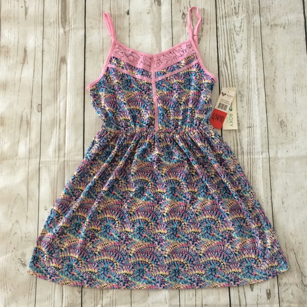 Girls Roxy Summer Dress Large 14-16 NWT